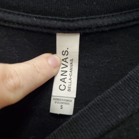 Canvas Black Alt-J Relaxer Tour 2018 North America LS Double Sided Concert Tee S - Picture 4 of 6